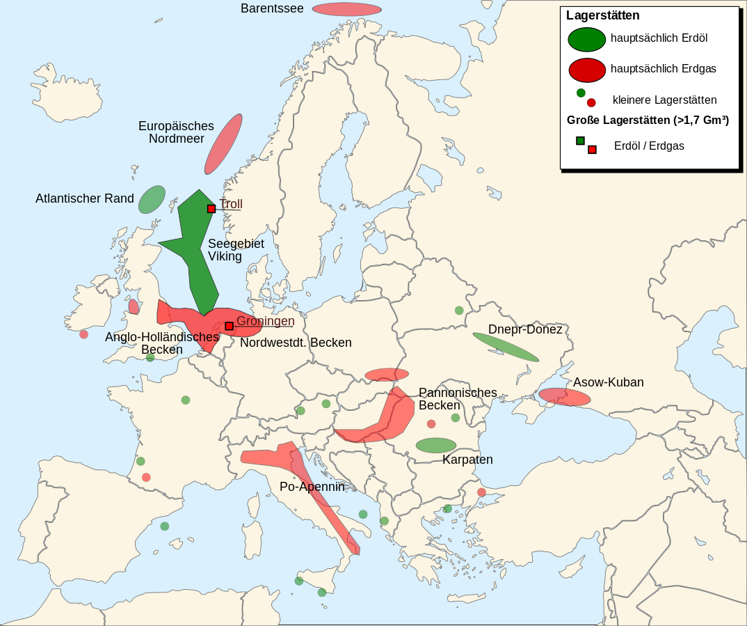 Natural gas production in the North Sea: opportunities and limits