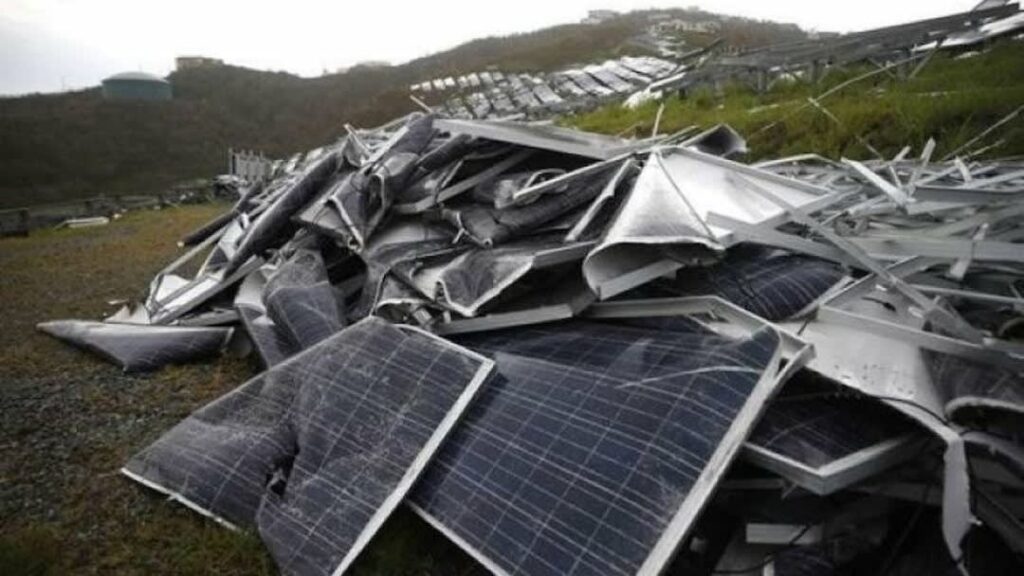 Solarmodule nähern sich dem Ende ihres Lebenszyklus. Viele von ihnen landen jetzt auf der Mülldeponie. Recycling oft zu aufwendig.
