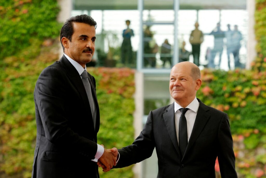 Bundeskanzler Scholz empfängt den Emir von Katar und verteidigt die Energiepartnerschaft mit dem Golfstaat