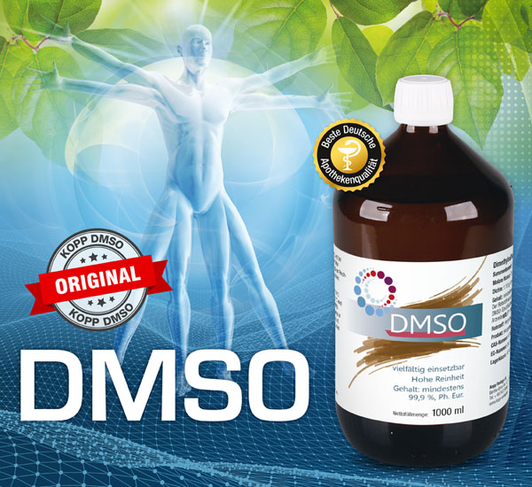Kopp DMSO 99,9% Ph. Eur. Dimethylsulfoxid Pharma 1 Liter