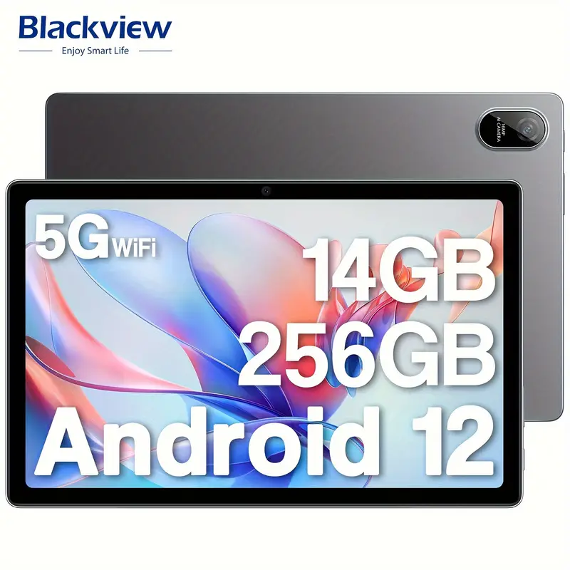 Blackview Tab 11 WiFi Gaming-Tablet, 10.36 Zoll, Android 12 Tablet, 14 (8+6) GB RAM, 256 GB ROM (1 TB TF), 5G Wifi, 16 MP Dual-Kamera, 2K FHD+ IPS