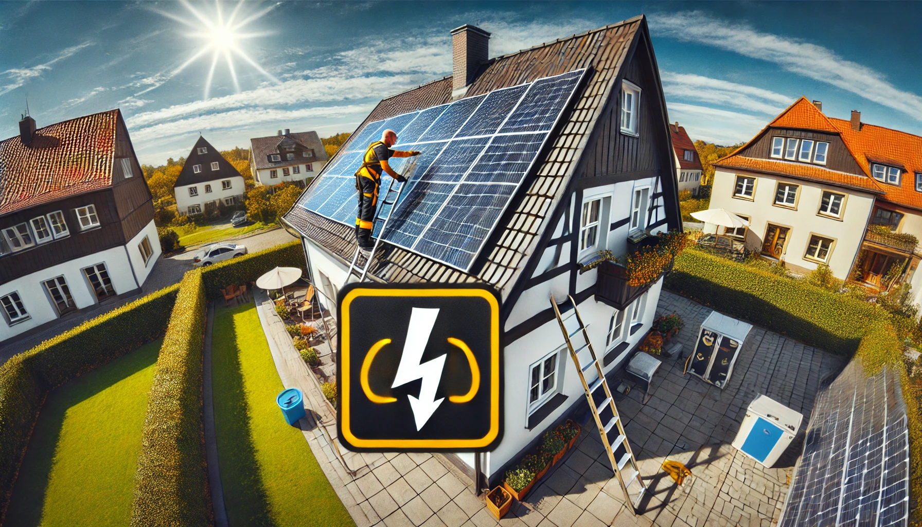 Lebensgefahr – Warnung vor Stromschlag an älteren Solarmodulen eines deutschen Herstellers