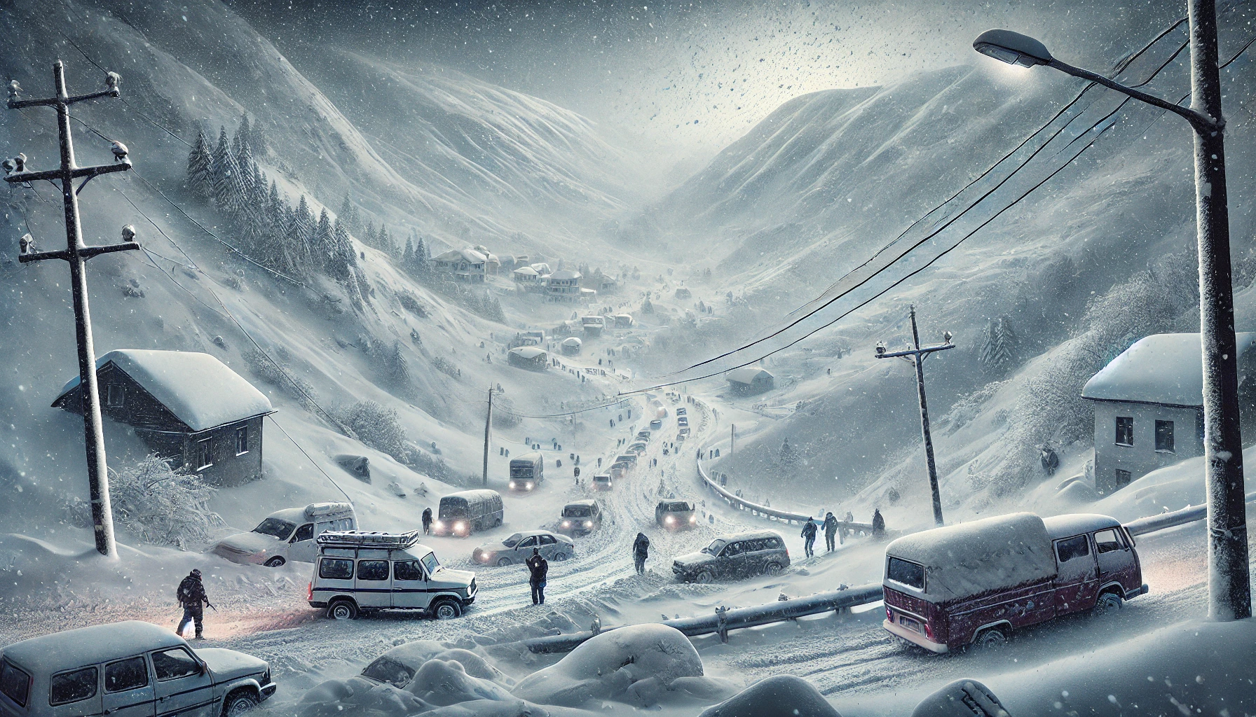 Schneesturm legt Stromversorgung auf dem Balkan lahm