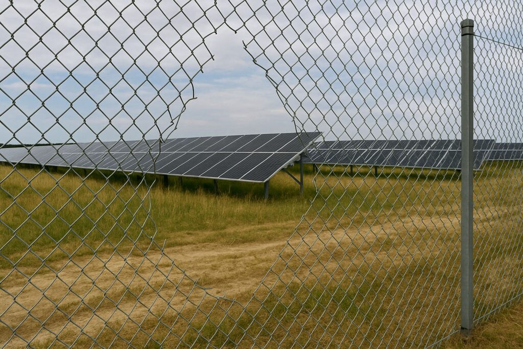 Kriminelle stehlen in Schopfloch 14 Wechselrichter im Wert von 63.000 Euro aus Solarpark. Polizei bittet um Hinweise