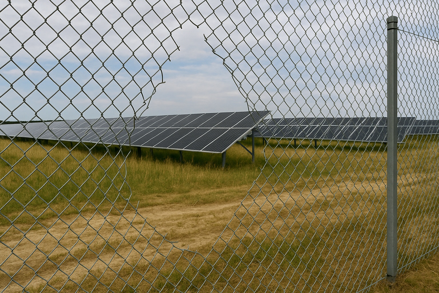 Kriminelle stehlen Solartechnik – 14 Wechselrichter aus Solarpark verschwunden