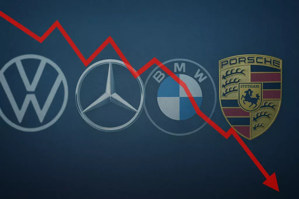 Gewinne der deutschen Autoindustrie brechen 2025 massiv ein – hohe Kosten und niedrige E-Auto-Margen bringen ganze Regionen in Bedrängnis