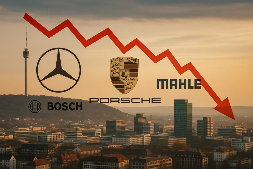 Droht Stuttgart der Weg von Detroit? Industriekrise bei Mercedes, Bosch und Porsche gefährdet Arbeitsplätze und Steuereinnahmen