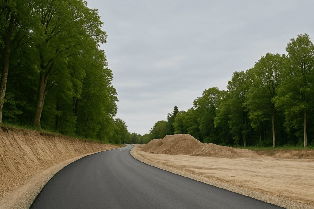 Illegale Asphaltstraße im Reinhardswald für Windpark gebaut - Strafanzeige, Baustopp und Umweltschaden im Schutzgebiet