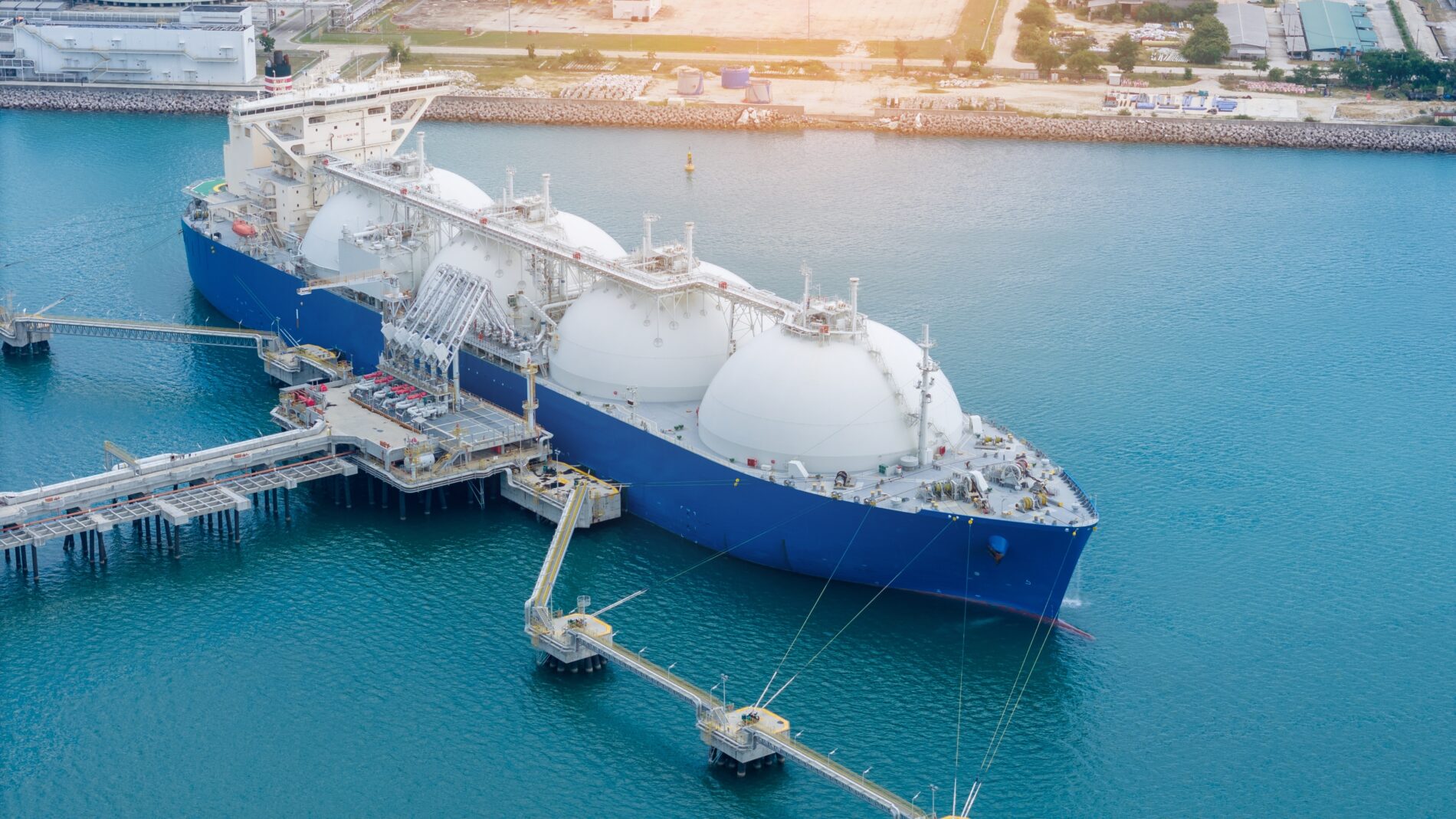 US initiative: Greece is to be developed into an energy hub to bring more American LNG to Europe.