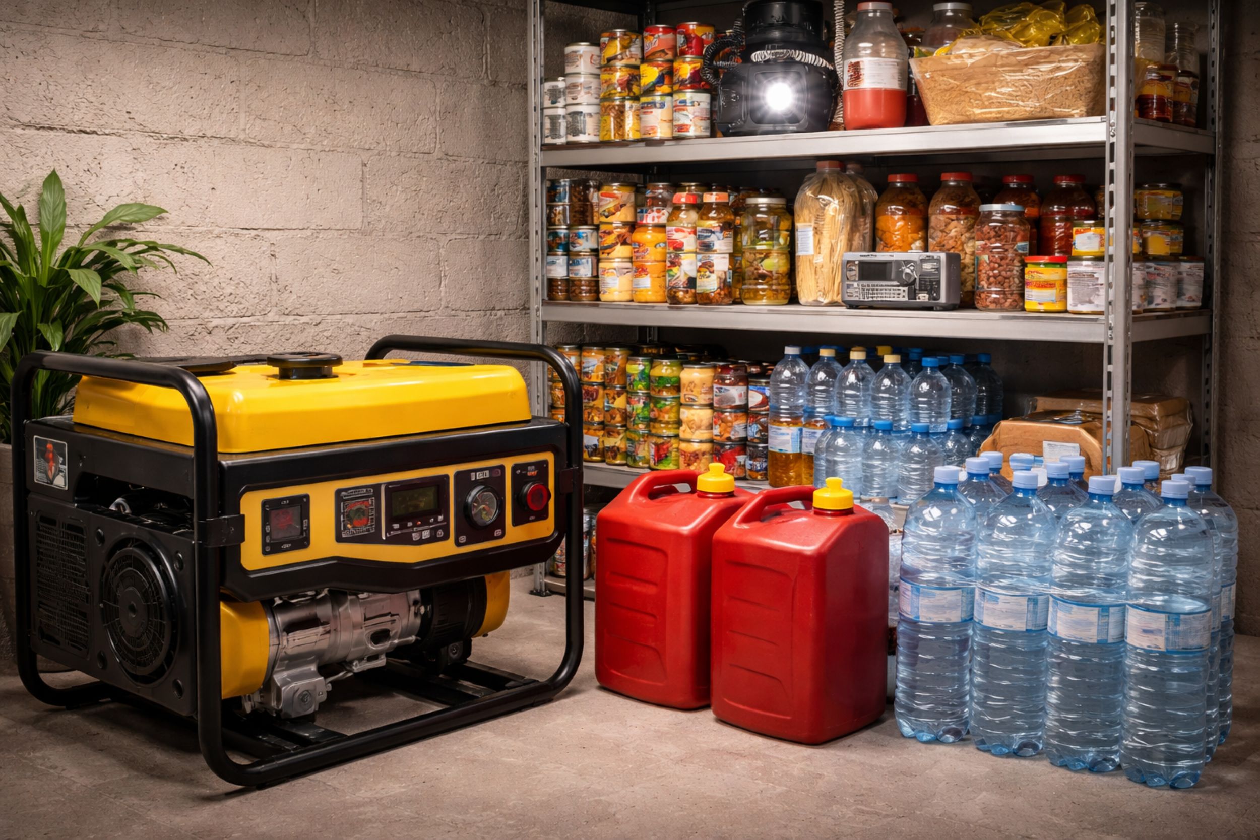 Is the state allowed to confiscate private provisions such as emergency power supplies and provisions in the event of a blackout?