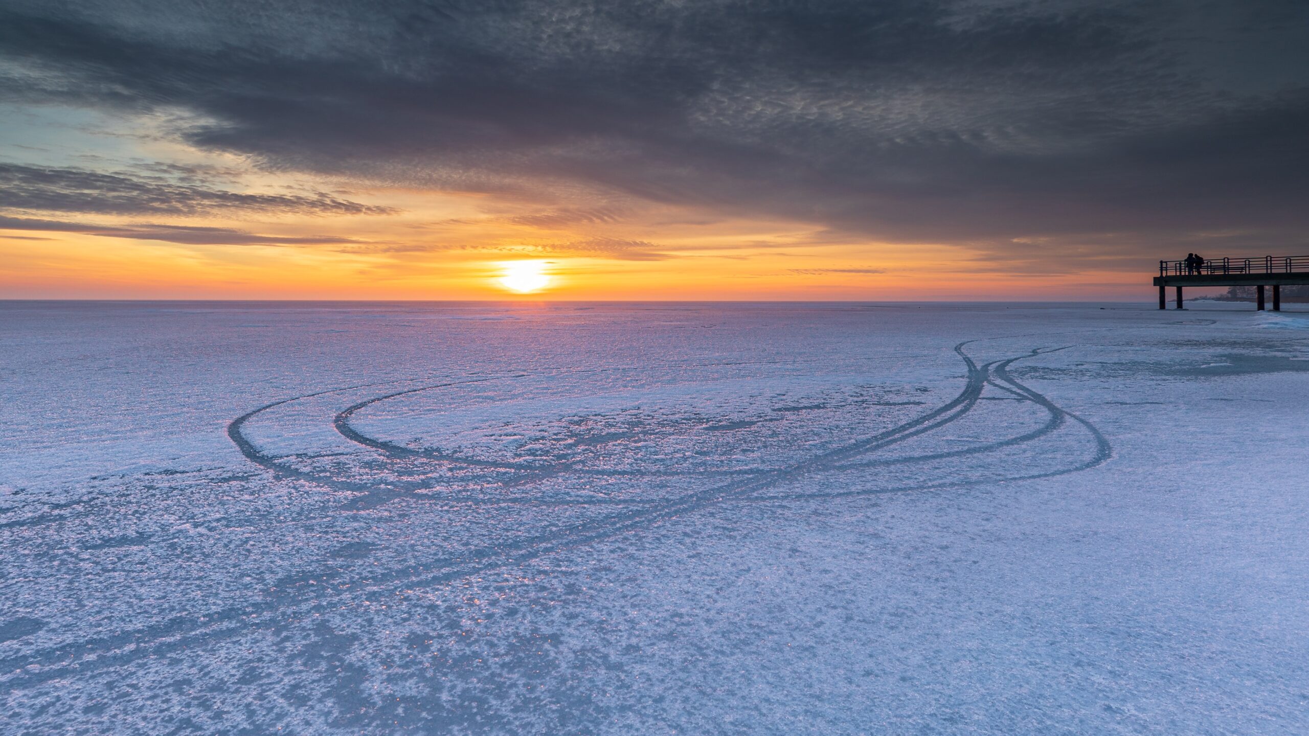 Baltic Sea 67cm below normal level and one third frozen