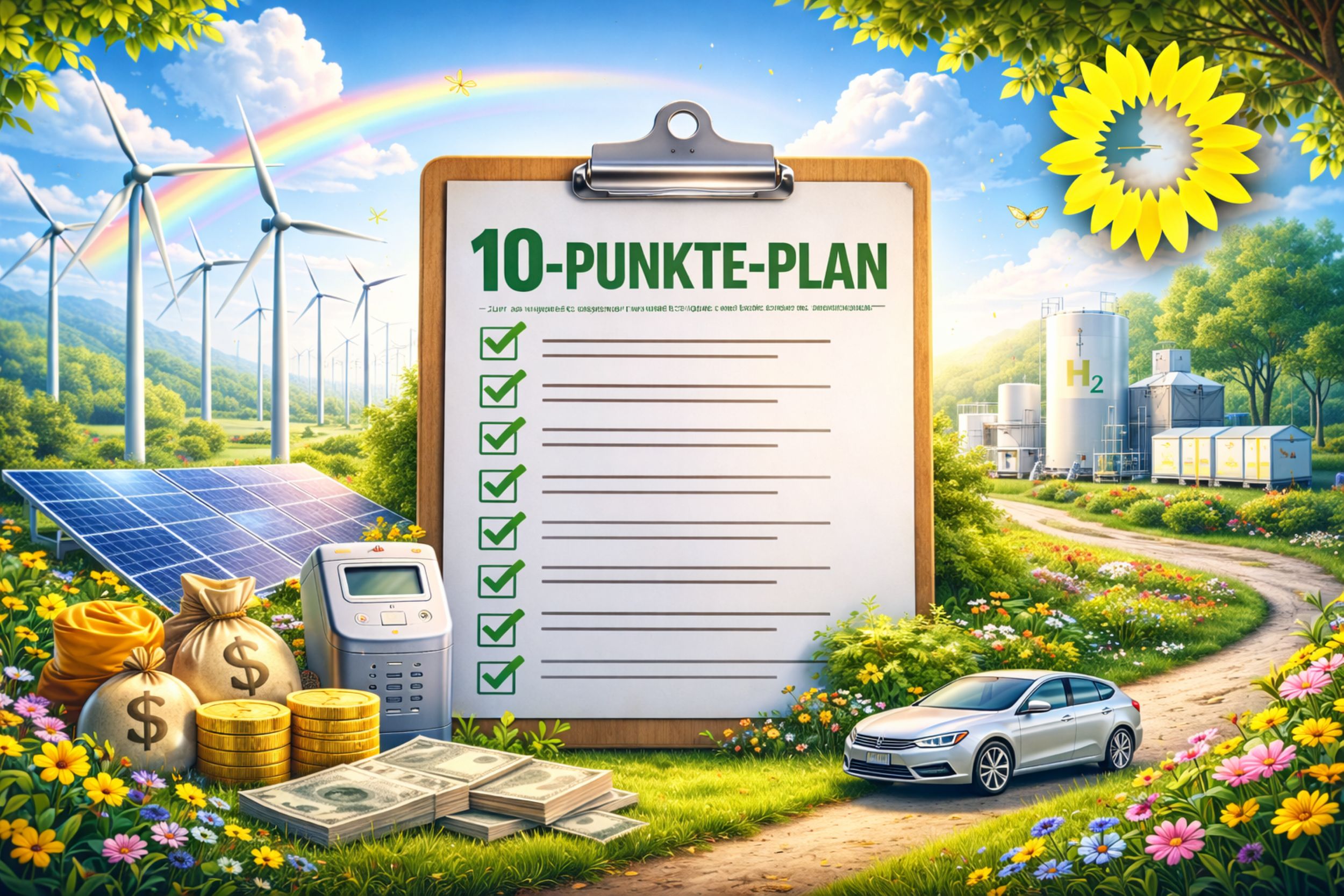 The Greens’ 10-point plan for the energy transition – more risk for industry and taxpayers