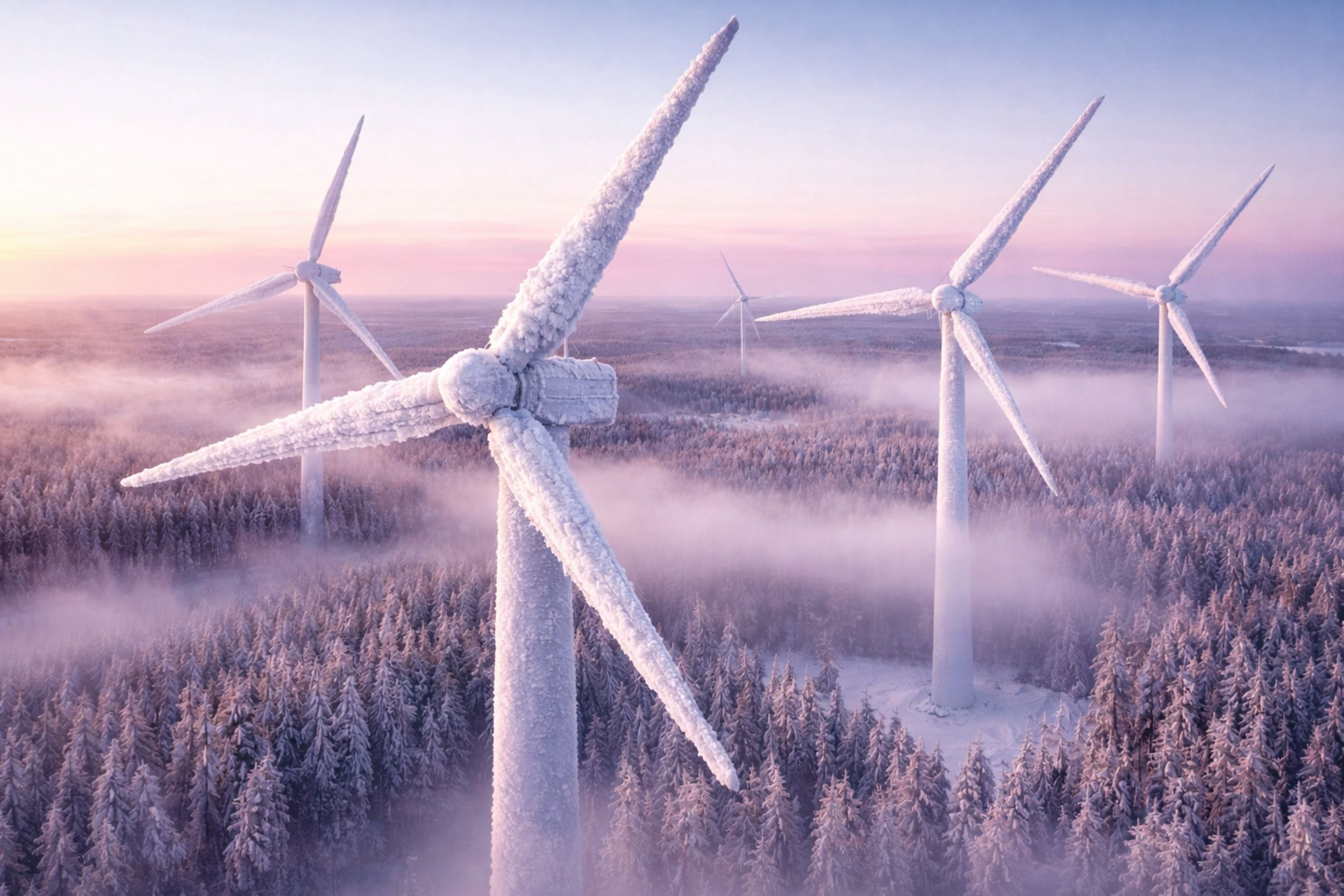Kältewelle in Finnland – Ausfall vieler Windkraftanlagen wegen Vereisung der Rotoren