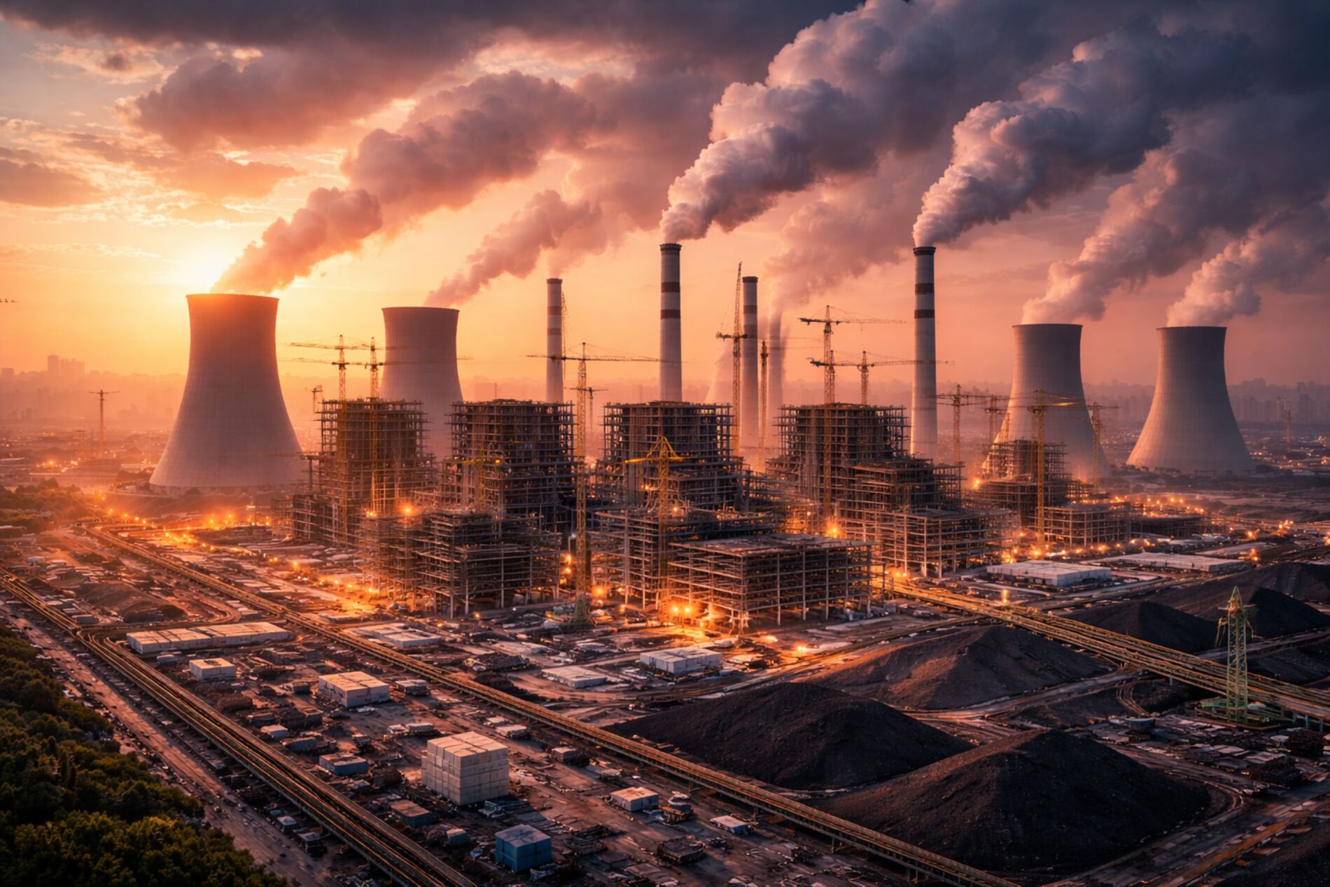 China nahm 2025 insgesamt 52 neue Kohlekraftwerke mit 78 GW in Betrieb - weiterer Zubau um 83 GW bereits gestartet