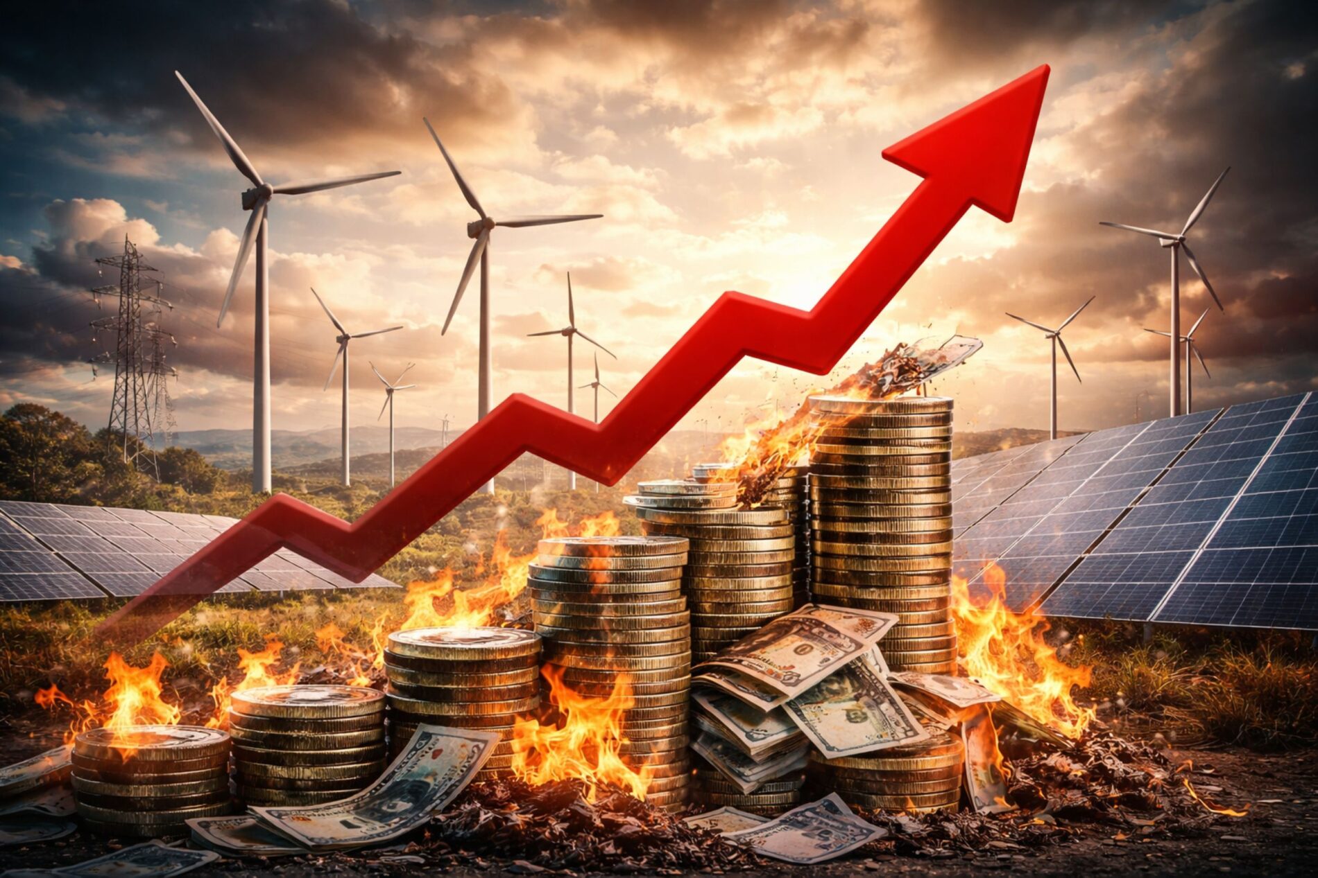 Finanzierung der Energiewende 2026: 31 Milliarden im Haushalt –  Strompreise bleiben hoch, Importe steigen - ein  CO₂-Vorteil bleibt aus