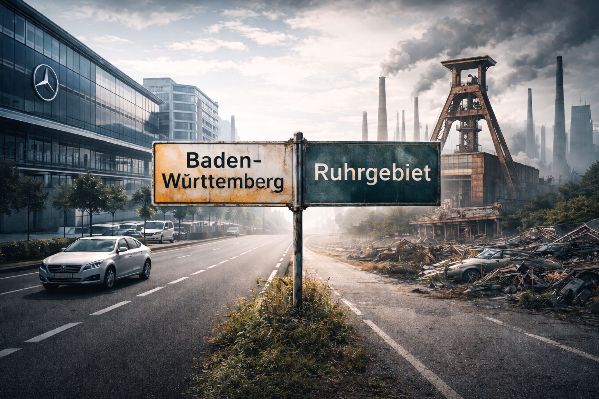 Baden-Württemberg – vom Wirtschaftswunderland auf dem Weg zum Schicksal des Ruhrgebiets