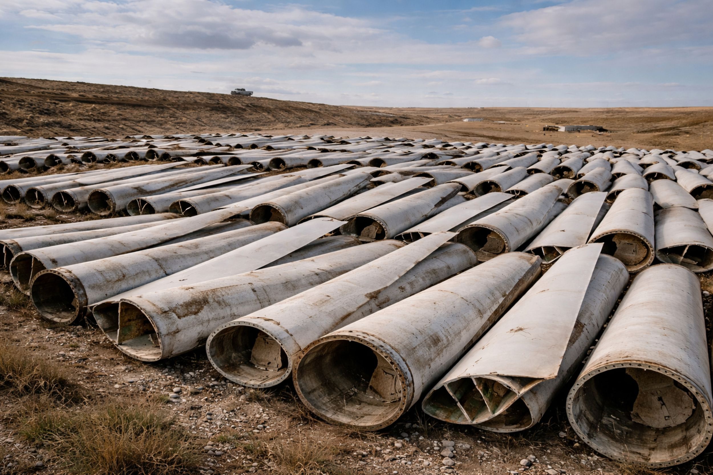 Rotorblätter aus alten Windkraftanlagen – das verdrängte Müllproblem der Energiewende