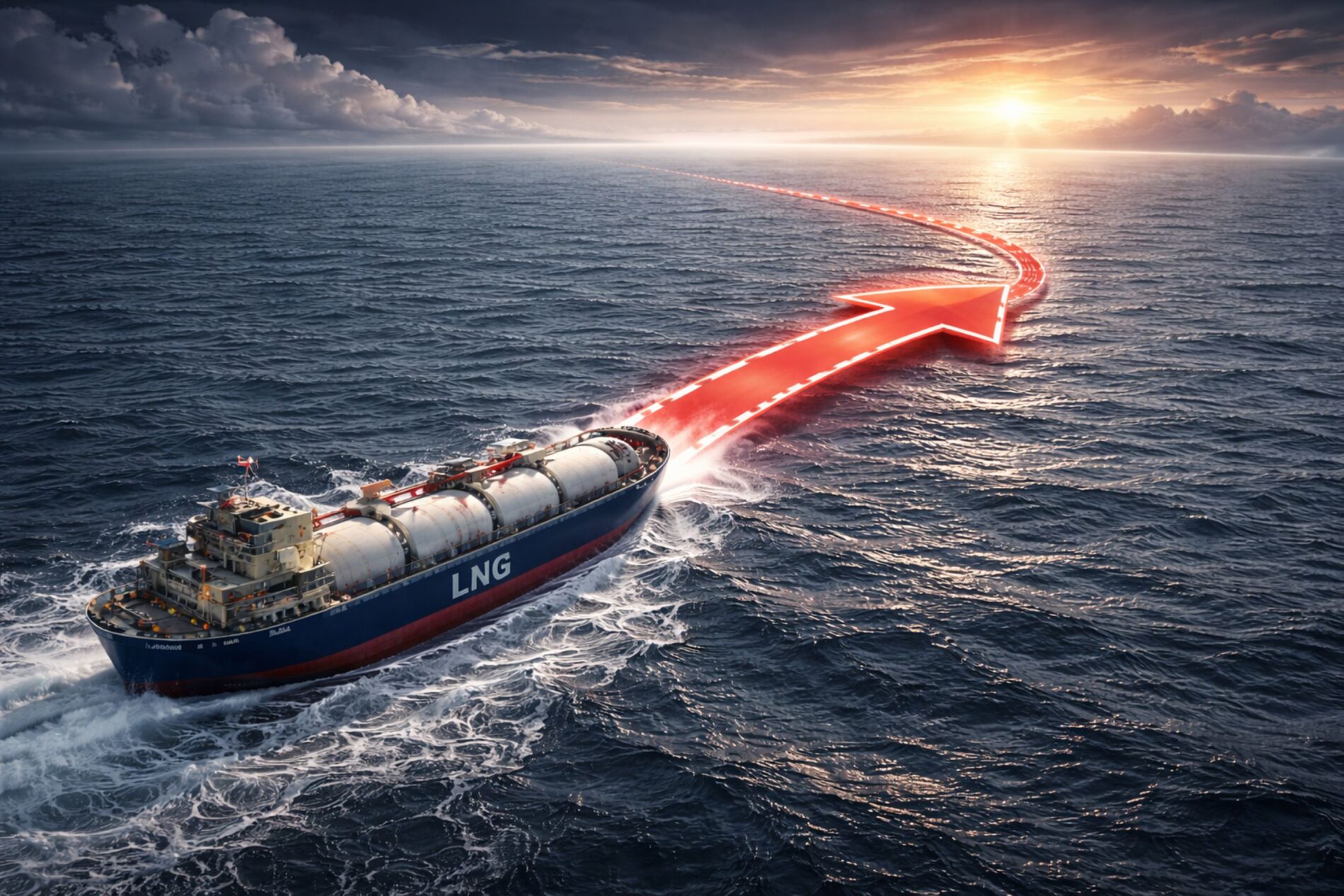 Europa verliert LNG auf offener See, LNG-Tanker drehen nach Asien ab - der Preiskampf eskaliert, Europas Gasversorgung gerät unter Druck