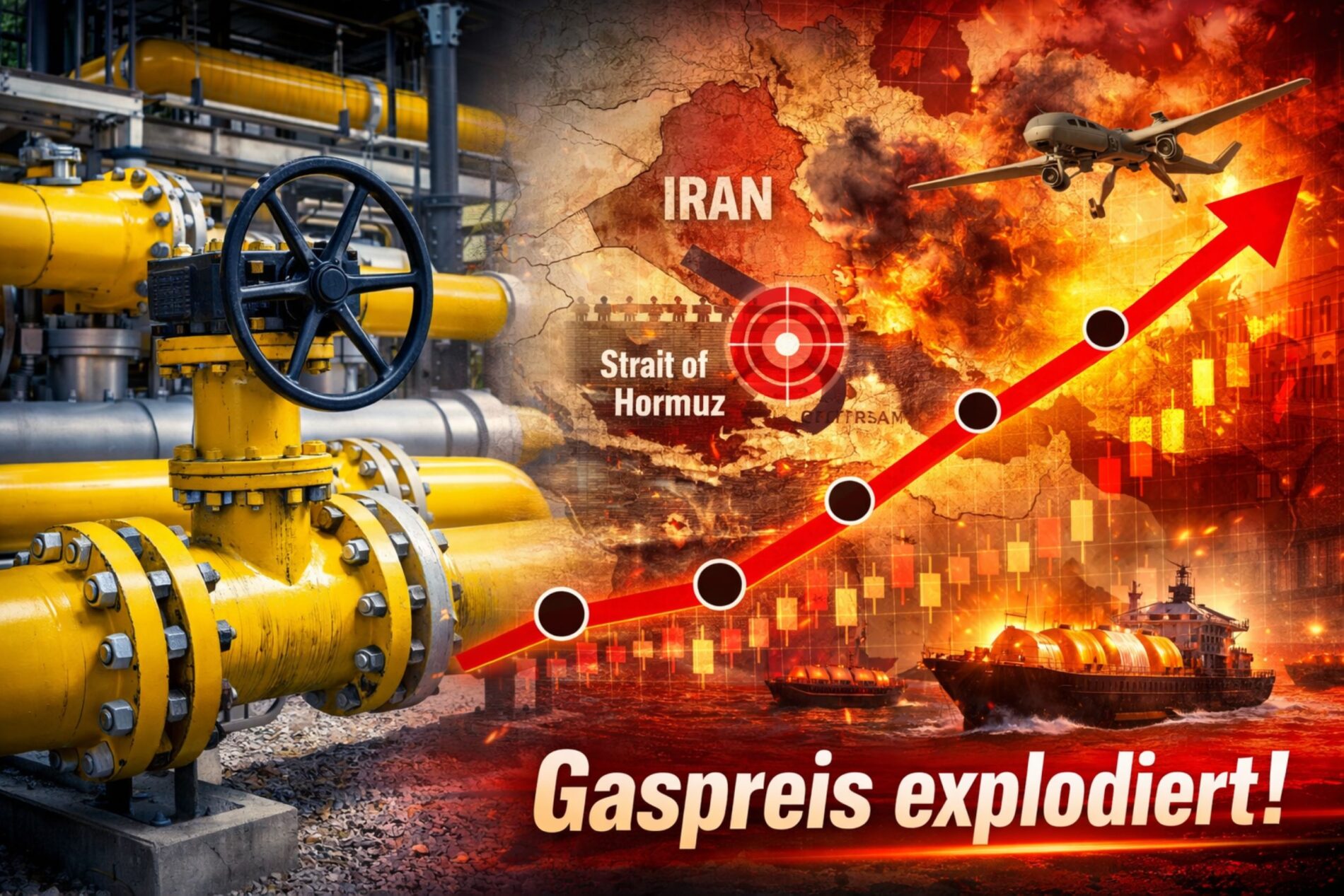 Iran-Krieg, leere Gasspeicher und weniger LNG für Europa: Warum deutschen Haushalten spürbar höhere Gaspreise drohen