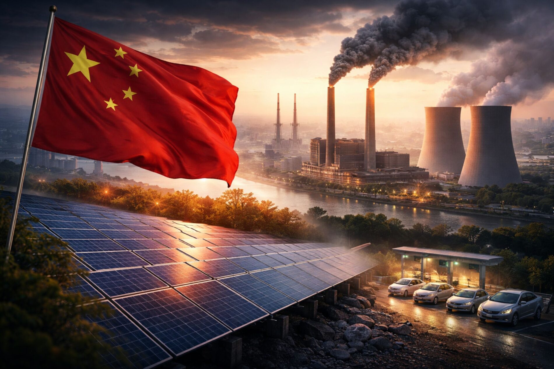 Chinas Energiebilanz zeigt: Solarboom und E-Autos wachsen, doch Kohle und Kernkraft bleiben für Industrie und Versorgung entscheidend