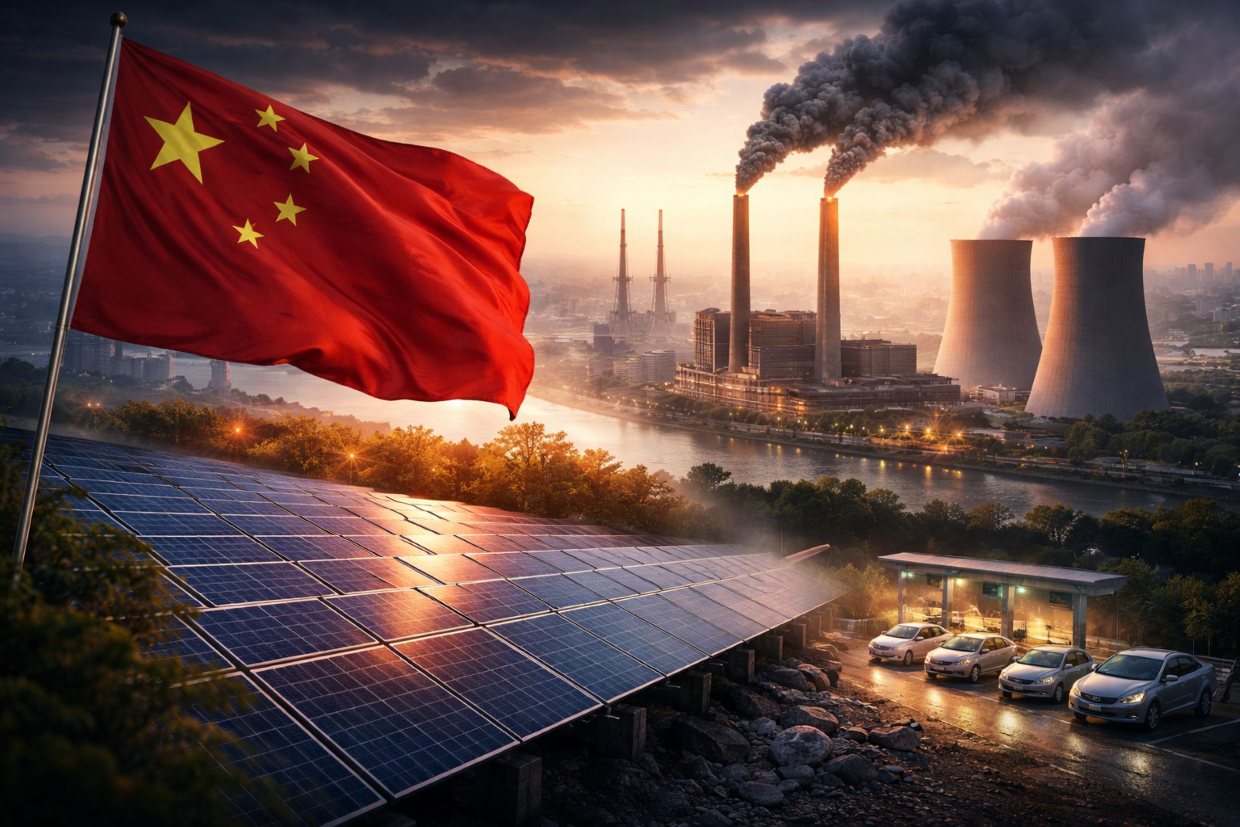 Chinas Energiebilanz offenbart den Widerspruch hinter Solarboom und E-Autos
