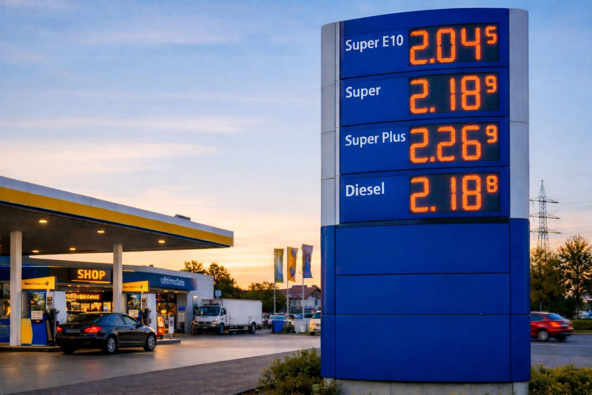 Hohe Preise für Diesel treiben Kosten bei Transport und Landwirtschaft und erhöhen Preise für Lebensmittel und Dinge des täglichen Bedarfs