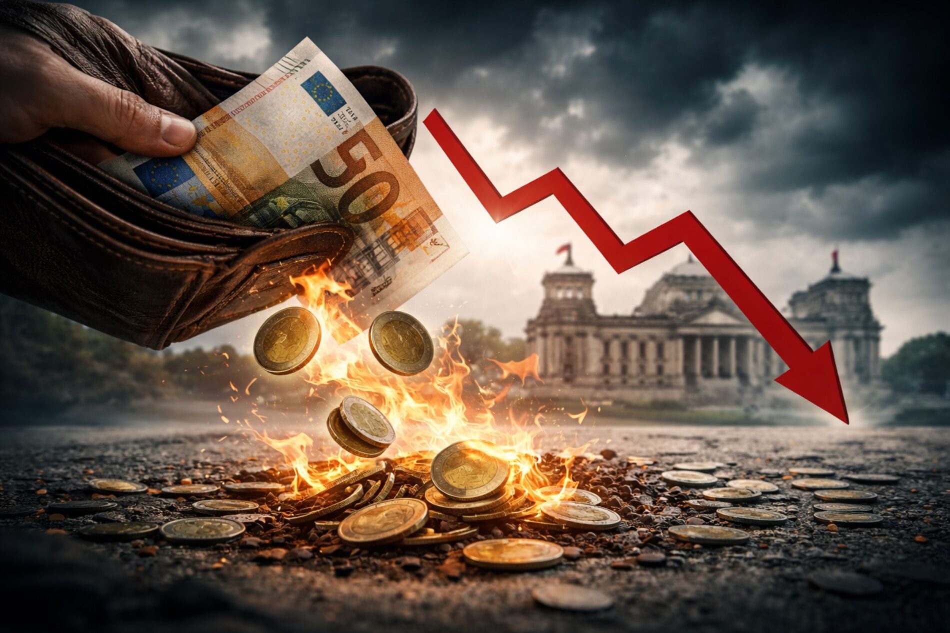 Das statistische Bundesamt bestätigt:   Kaufkraft drastisch gesunken -  „Politik hat Deutsche in den letzten 5 Jahren deutlich ärmer gemacht“ 