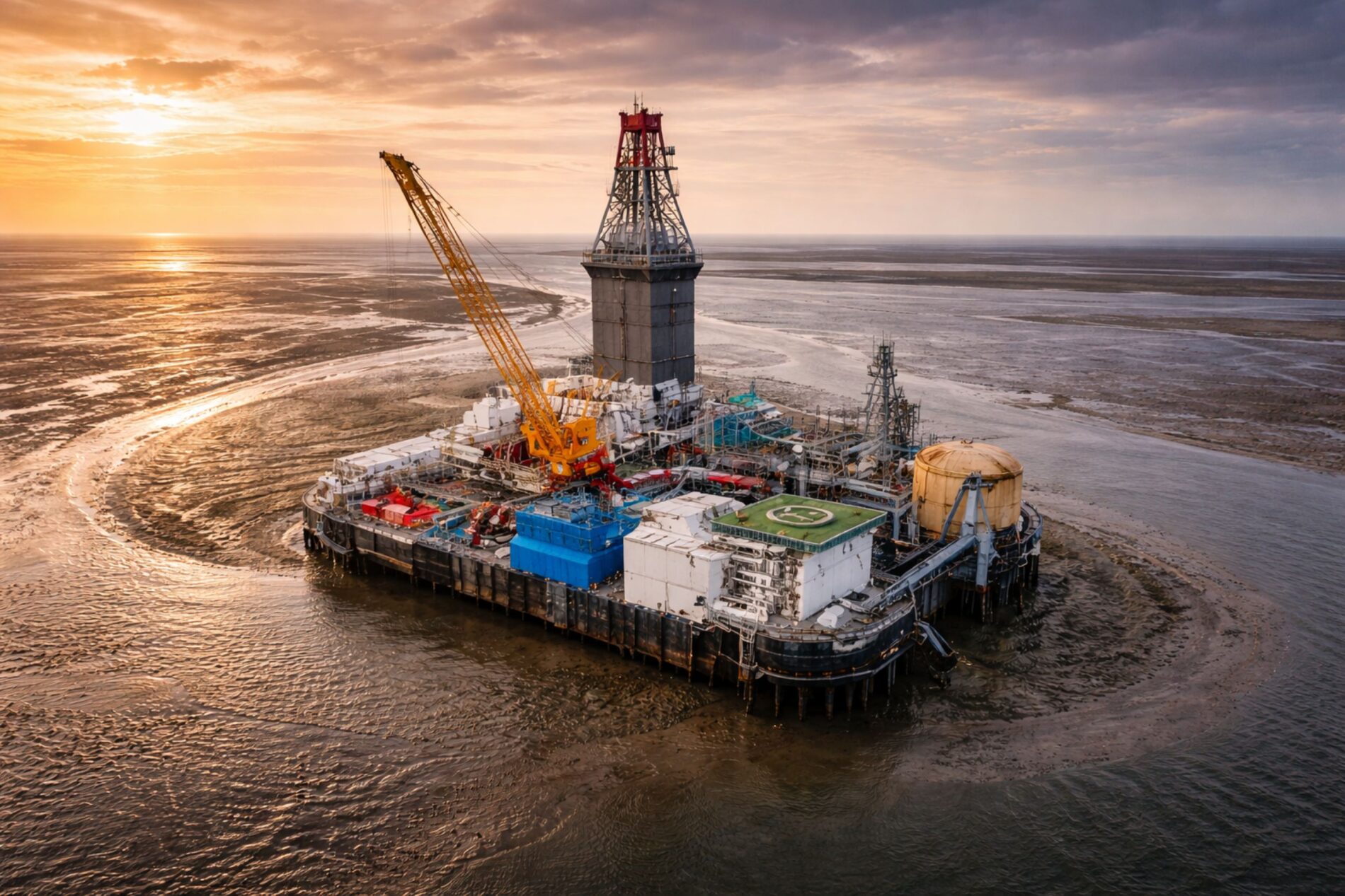 DUH (German Environmental Aid) uses an expedited legal process to force a court order for an immediate halt to oil production on the German Mittelplate oil platform.