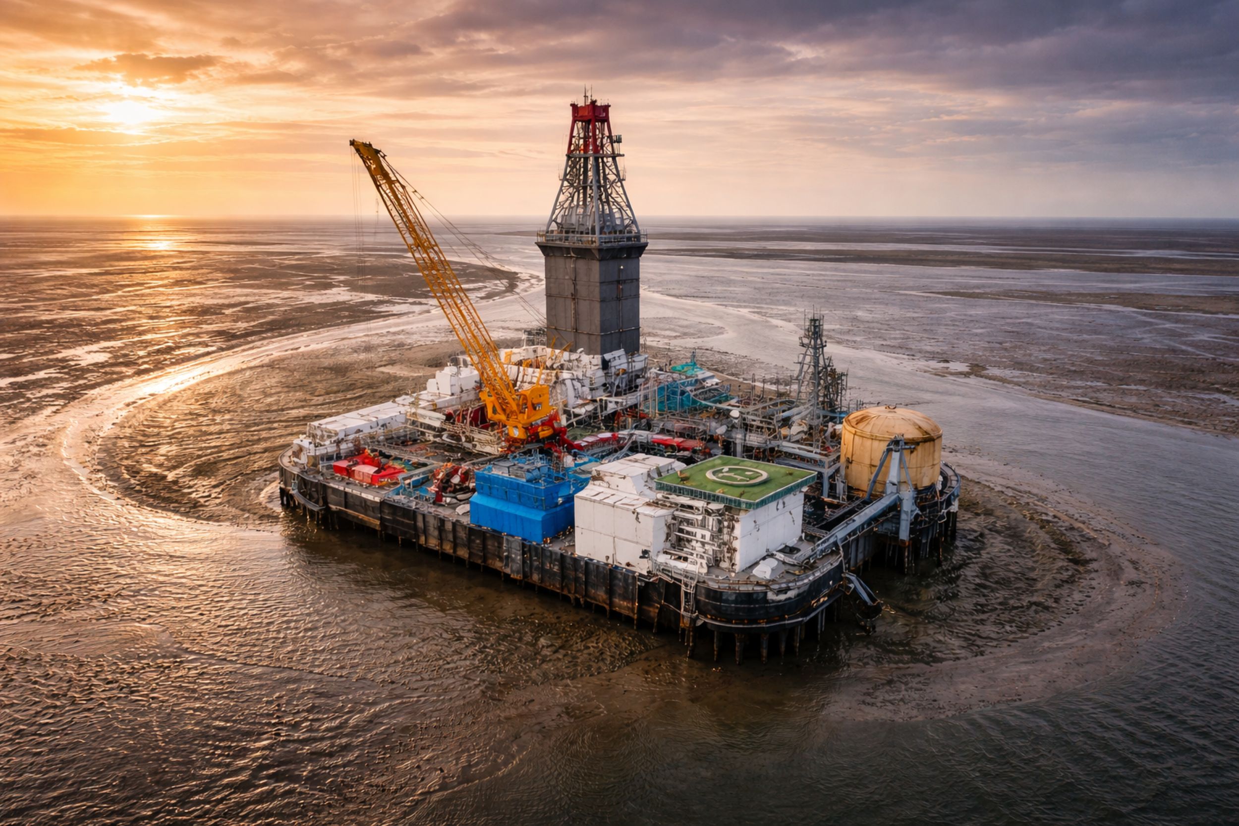 DUH erzwingt Förderstopp auf deutscher Ölbohrplattform Mittelplate