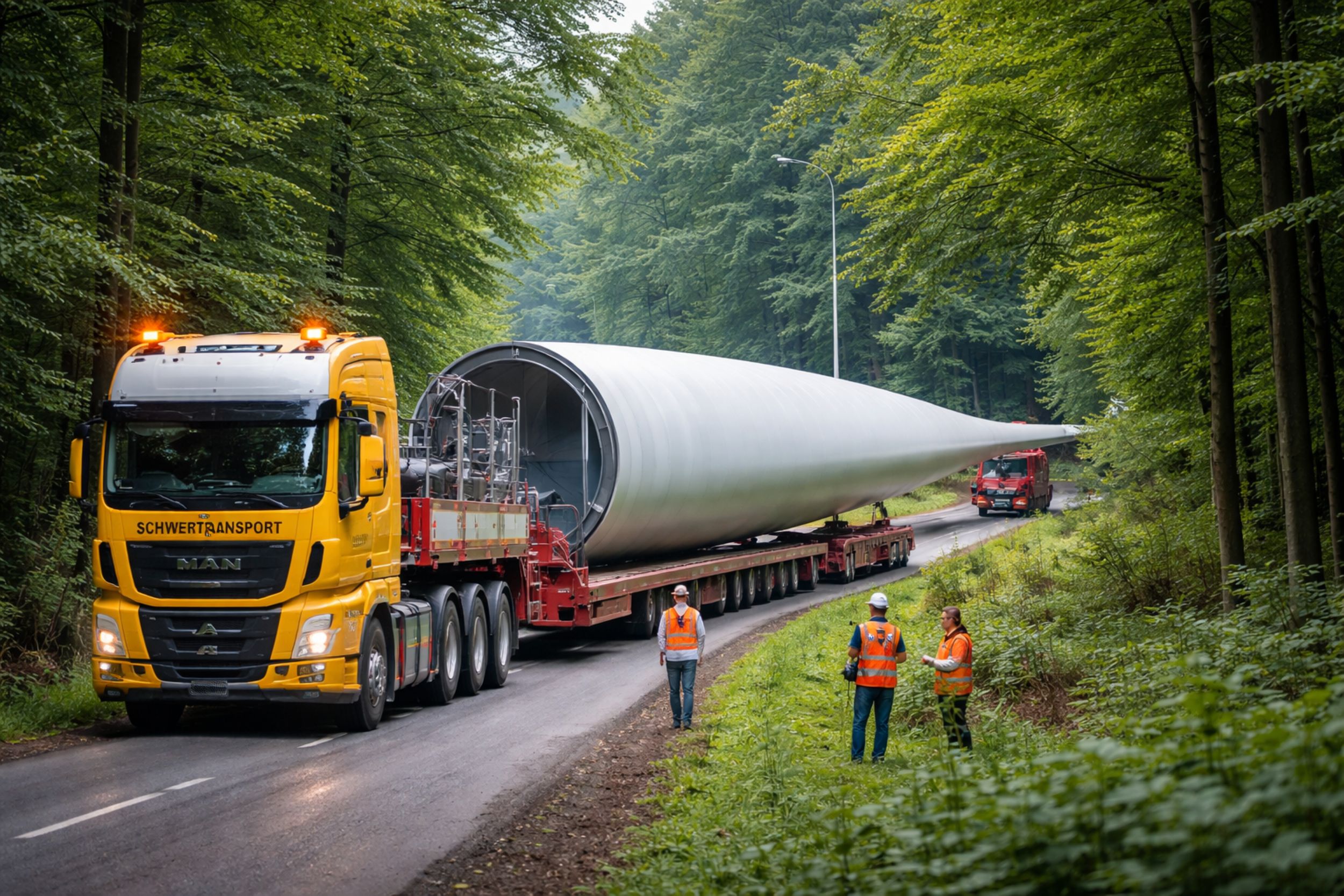 Windpark Reinhardswald – neue Transportstrecke für Rotorblätter erzwingt weitere Eingriffe an Natur