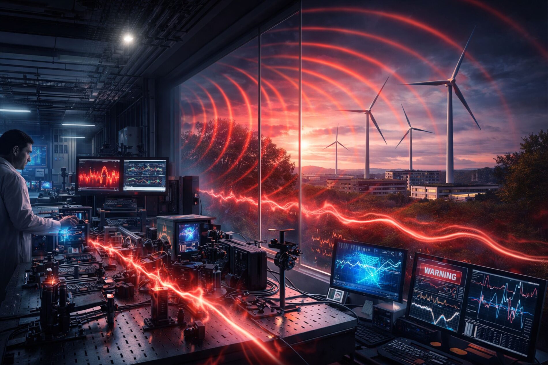 Infraschall der Windräder nahe Rossendorf könnten Messgeräte des HZDR stören und damit die Forschung am Standort Dresden beeinträchtigen