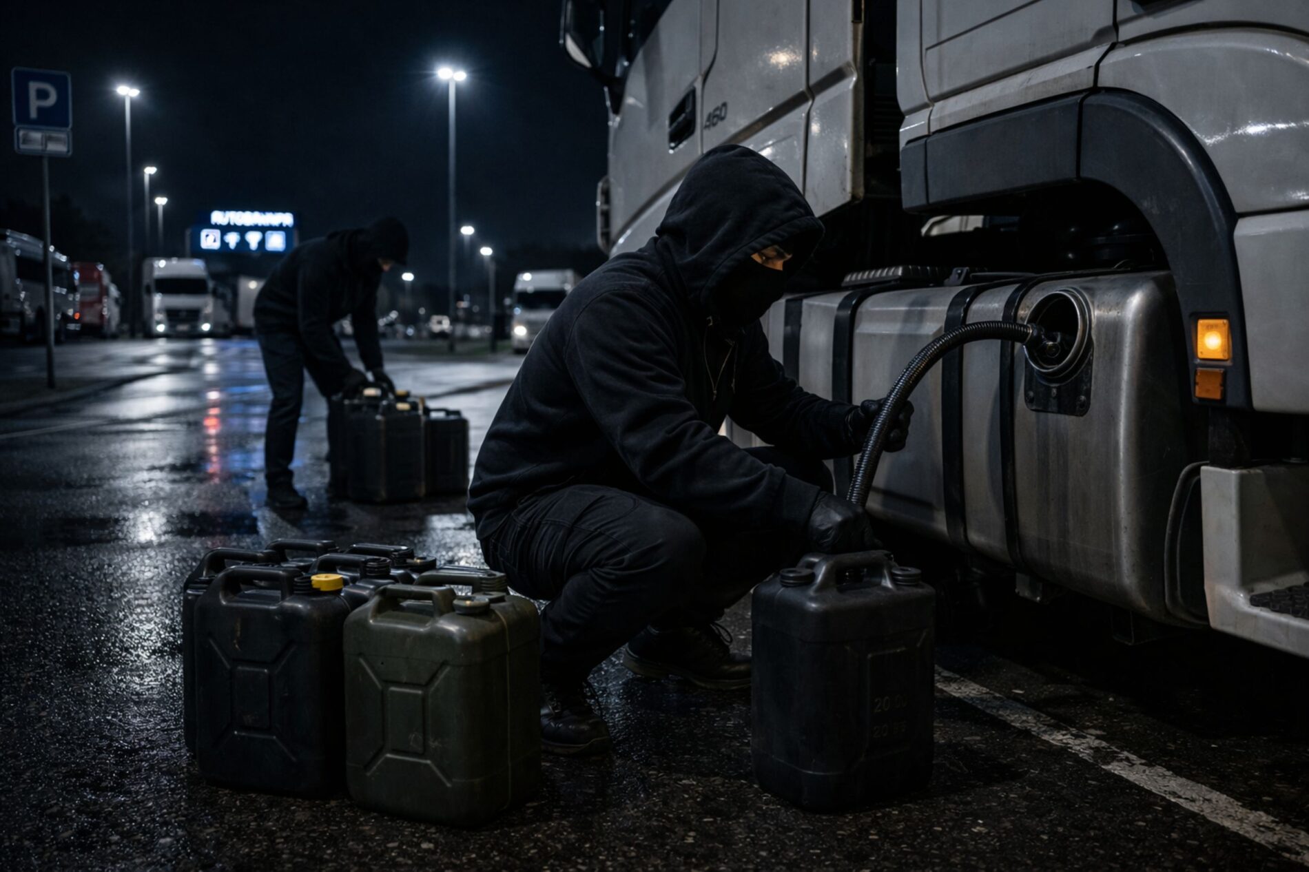Diesel-Diebstahl nimmt zu -  Täter zapfen nachts Lkw-Tanks an und verursachen in mehreren Regionen hohe Schäden