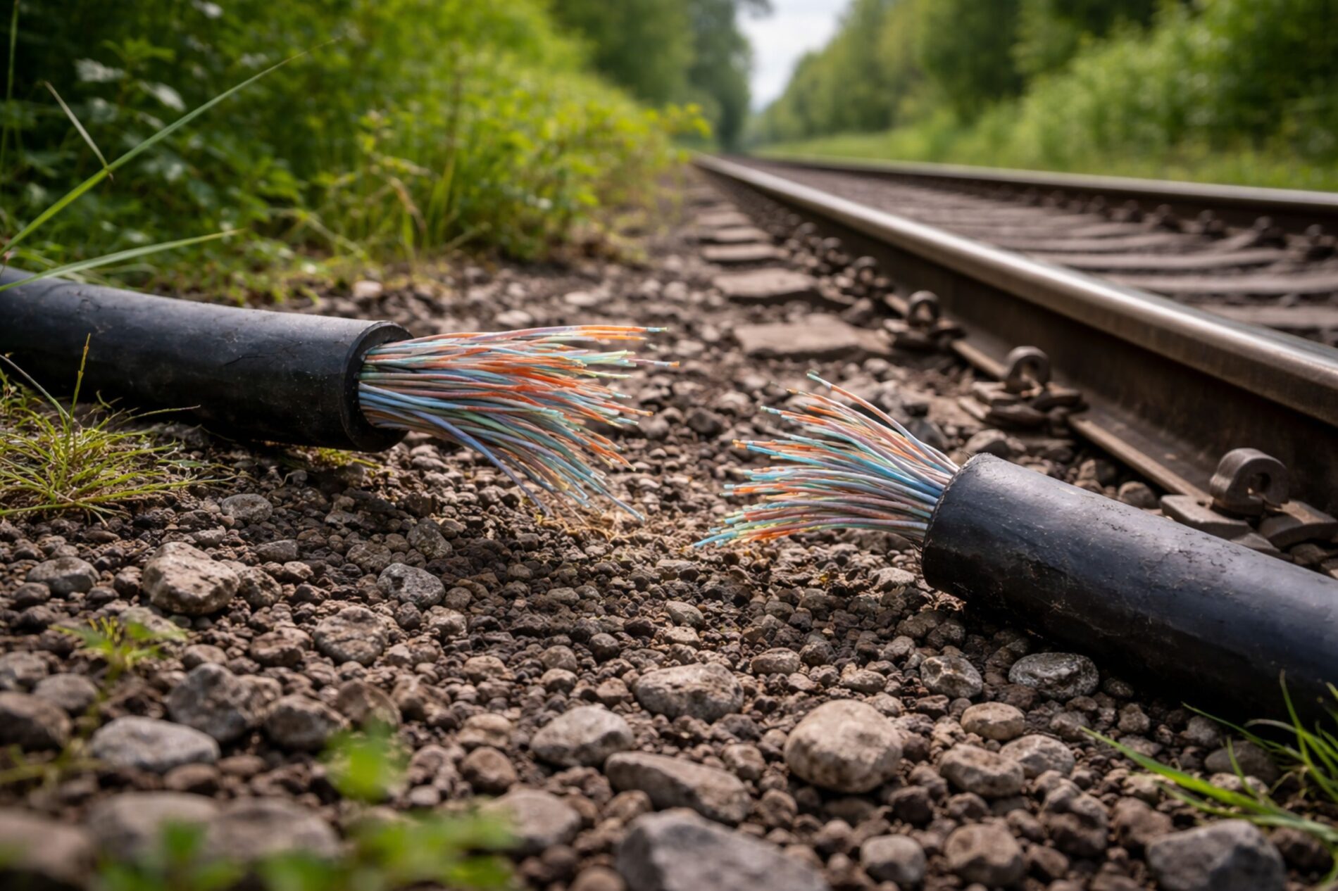 Sabotageverdacht in Gelsenkirchen: Durchtrennte Kabel stören den Bahnverkehr im Ruhrgebiet, Staatsschutz ermittelt nach schwerem Vorfall