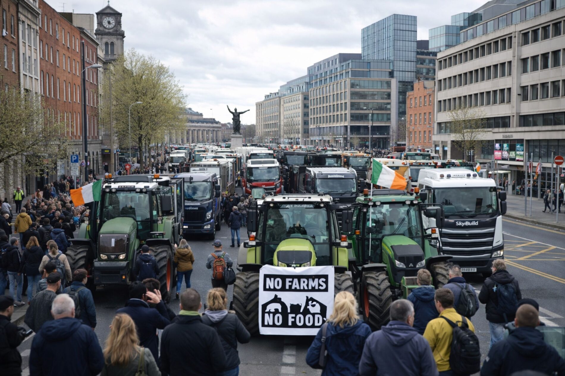Heftige Proteste in Irland gegen hohe Spritpreise – Regierung prüft Militär-Einsatz um Blockaden aufzulösen