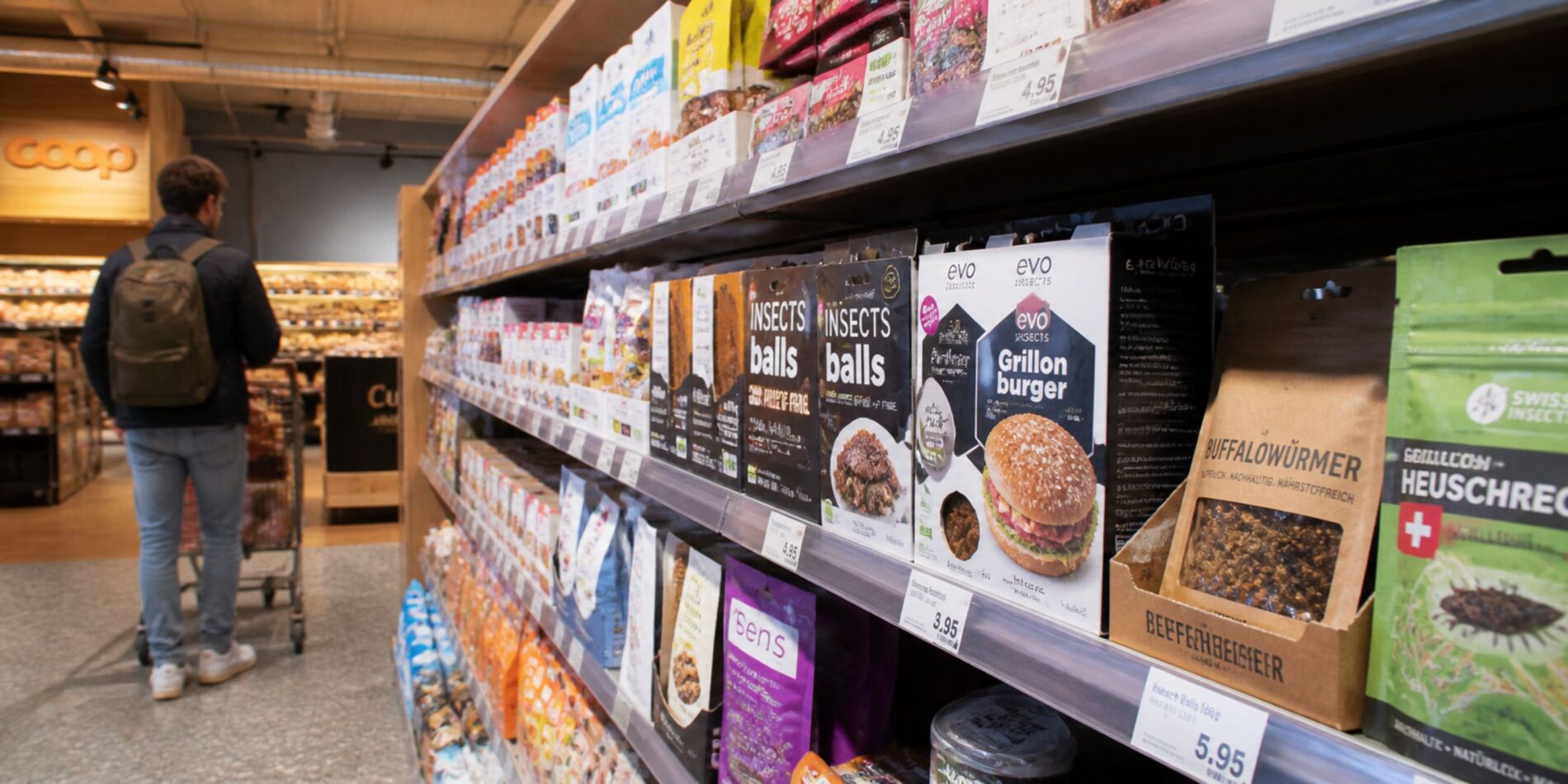 Coop nimmt Lebensmittel aus Insekten aus dem Sortiment. Migros stieg schon 2022 aus, weil die Nachfrage schwach blieb