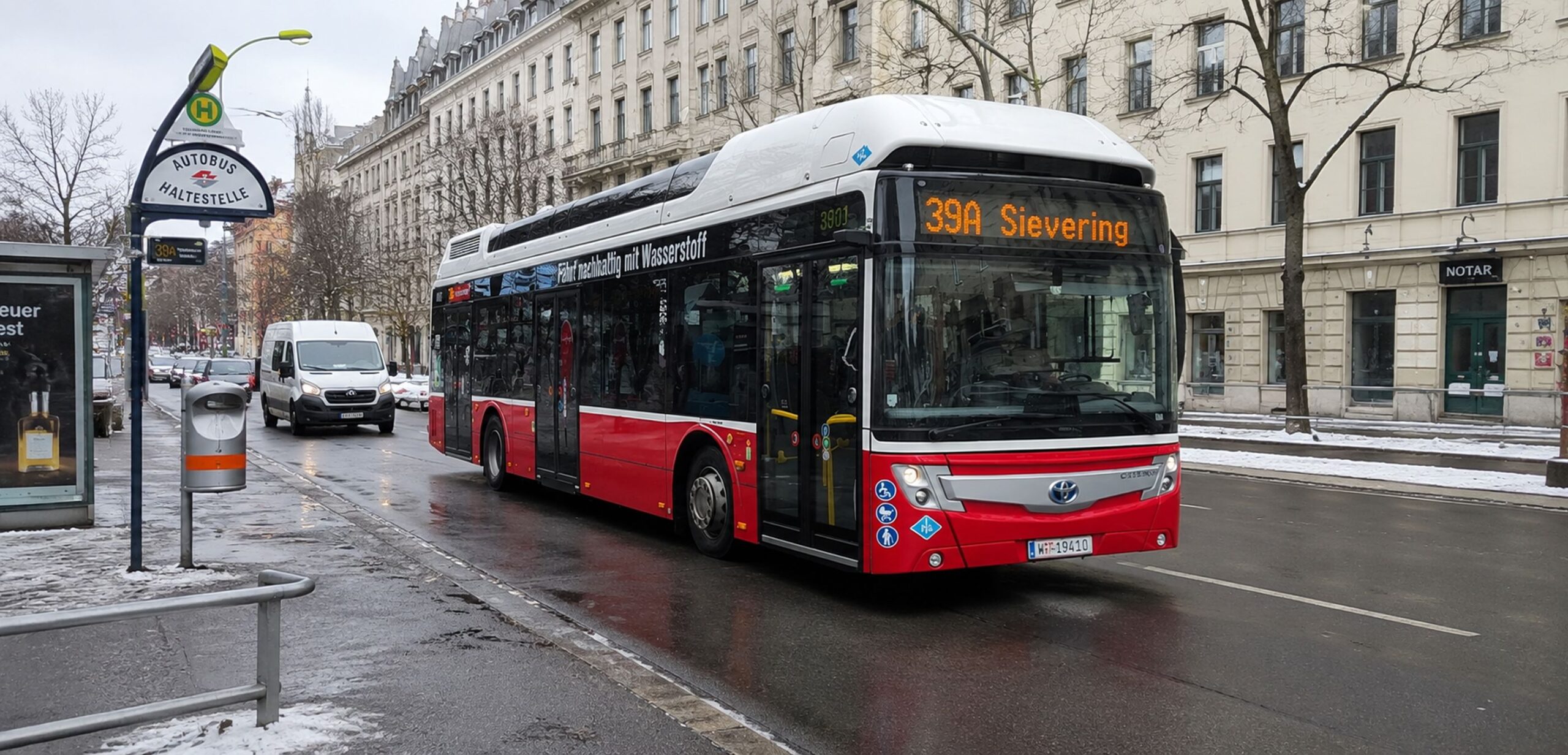Wasserstoffbus-Debakel in Wien – nach fünf Monaten sieben von zehn Bussen ausgefallen