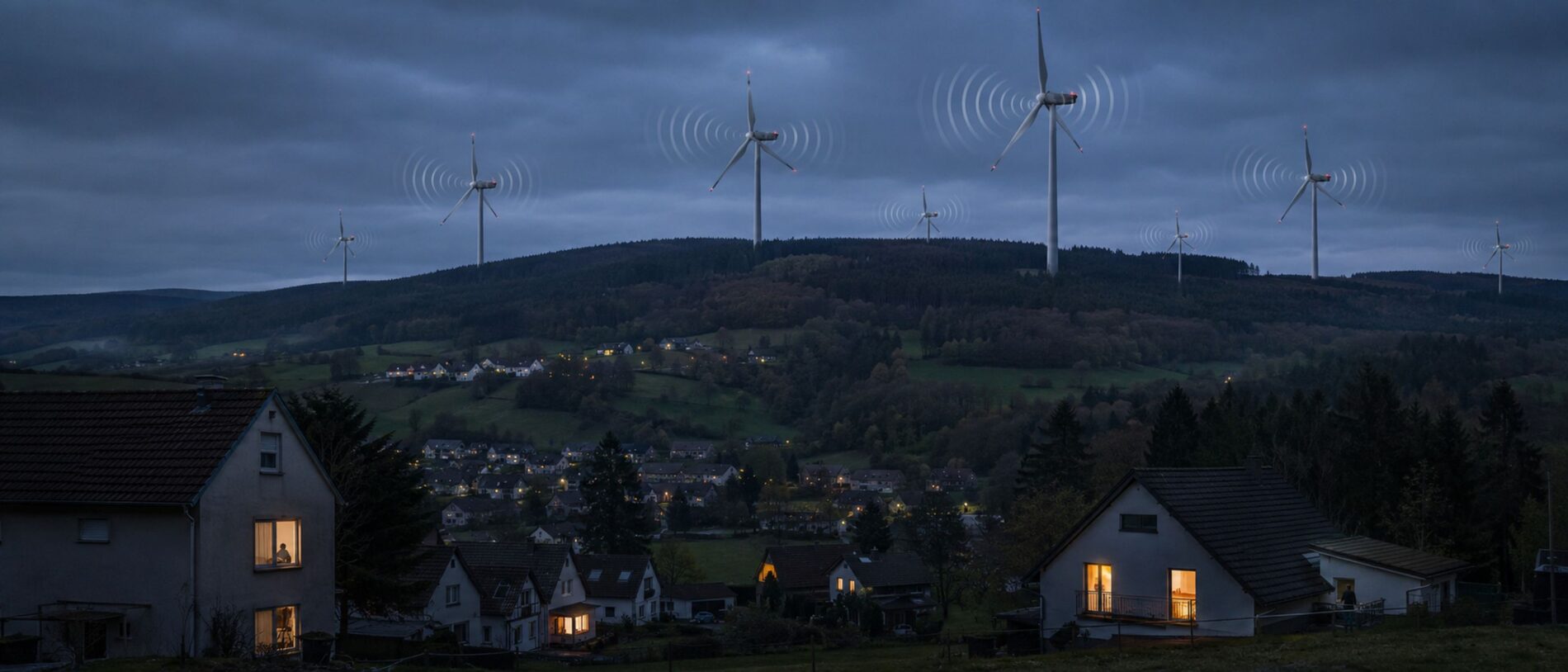 Dauerlärm am Windpark Herrscheid - Anwohner klagen über Schlafmangel - Betreiber verweist auf Technik, der Hersteller schweigt