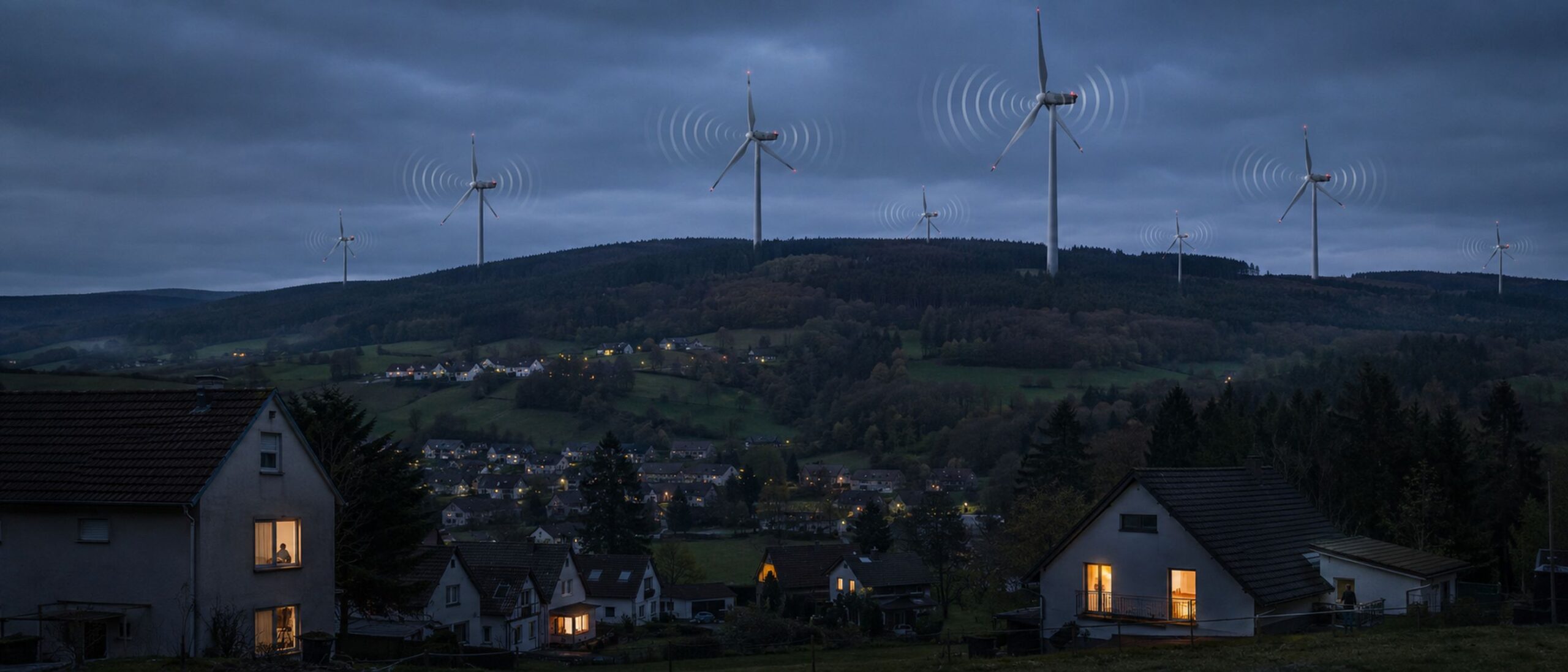 Dauerlärm am Windpark Herrscheid – Anwohner klagen über Schlafmangel