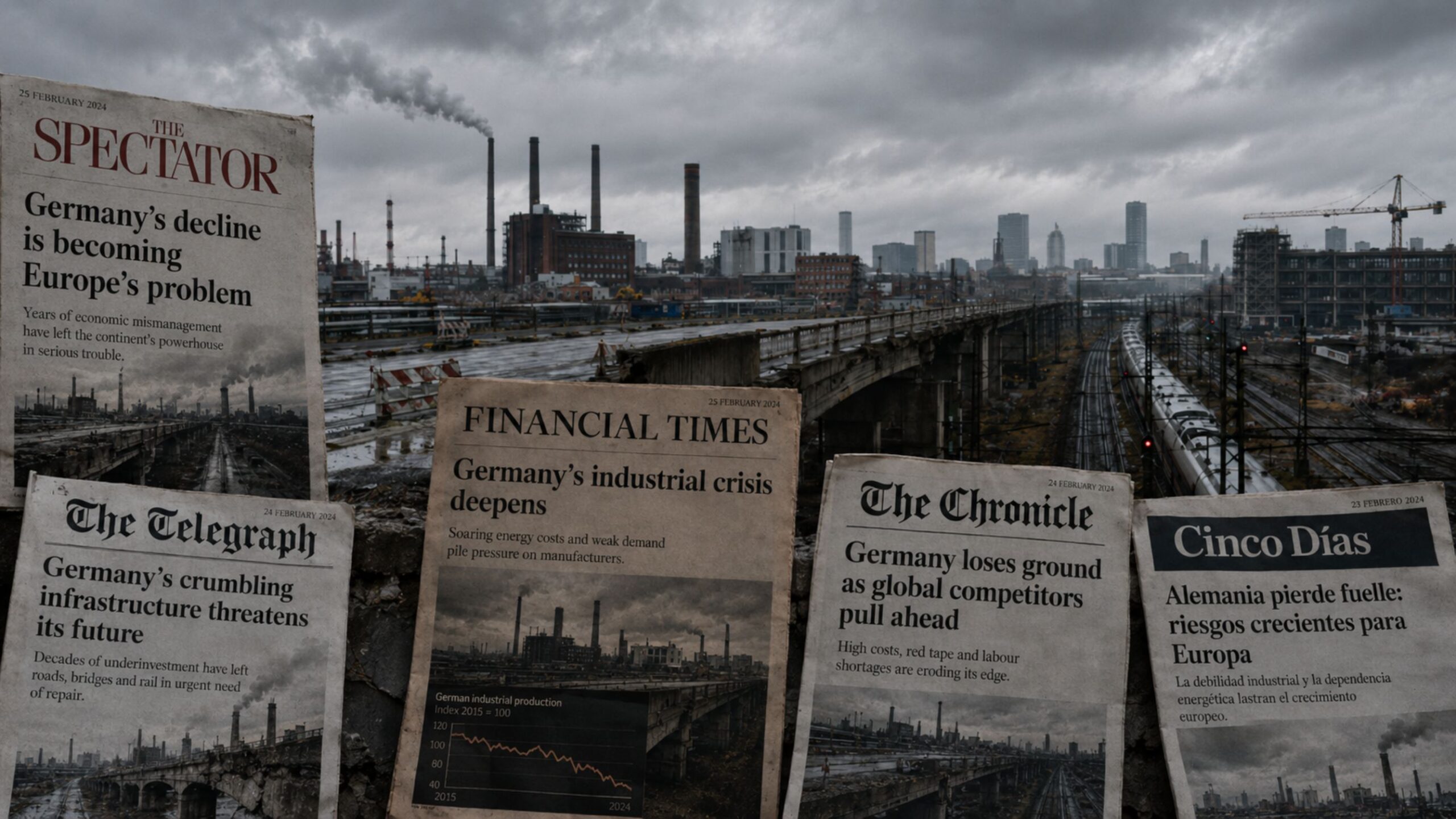 Germany in Decline: Foreign Media See Crumbling Infrastructure and Industry