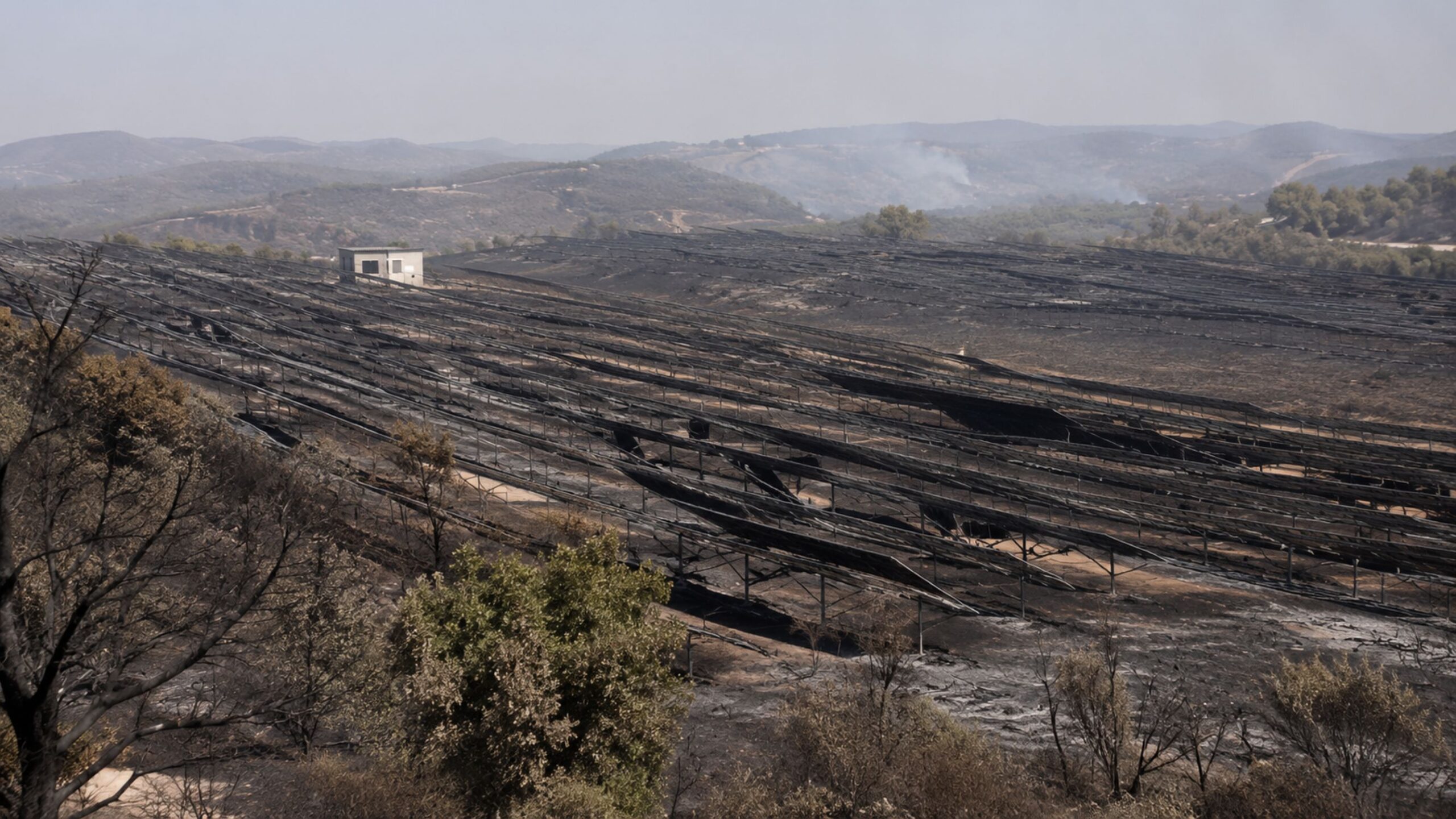 Solarmodule in Flammen auf Sardinien – offenbar Tausende Module beschädigt