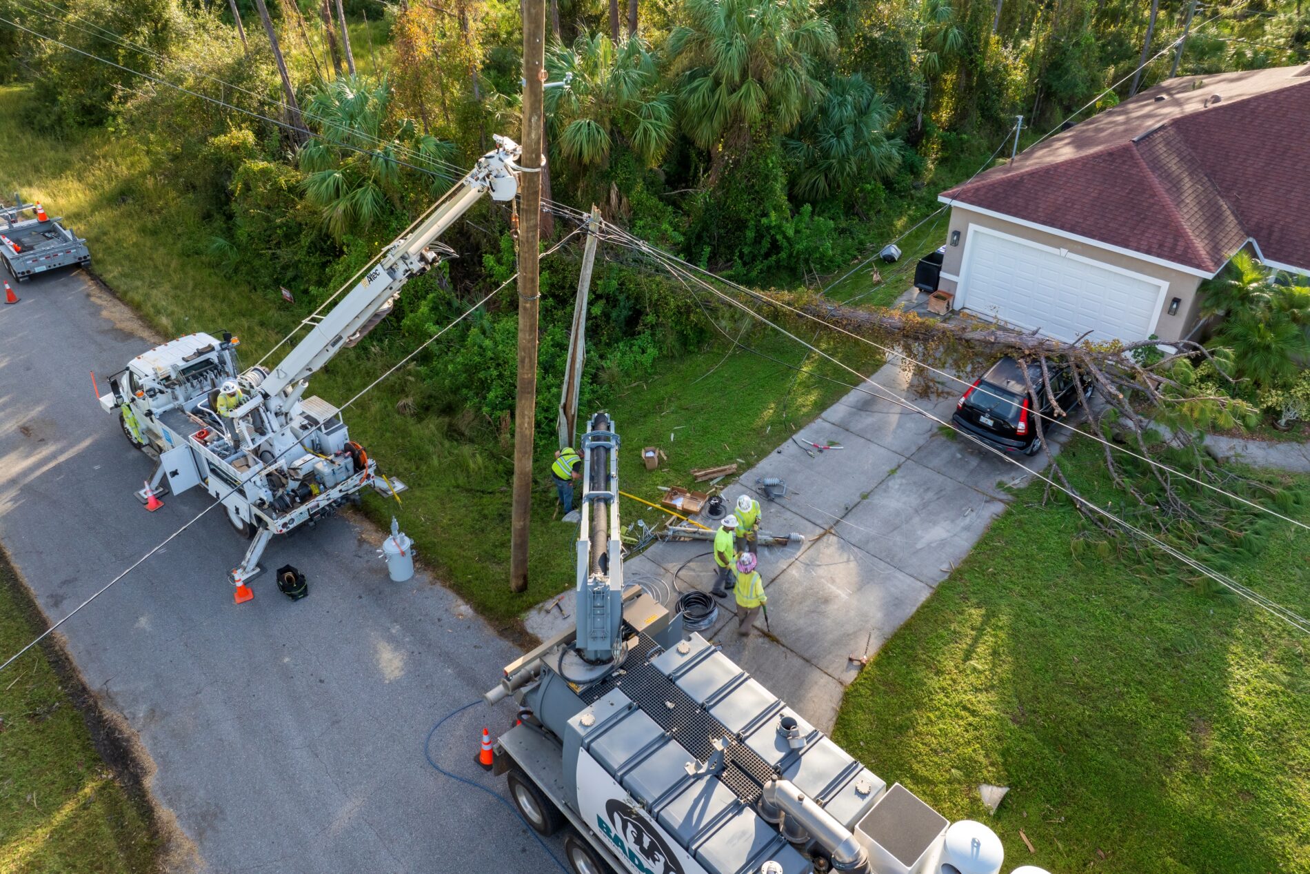 In Gary, Indiana, 38,300 connections were without power for nearly two weeks following a severe thunderstorm.