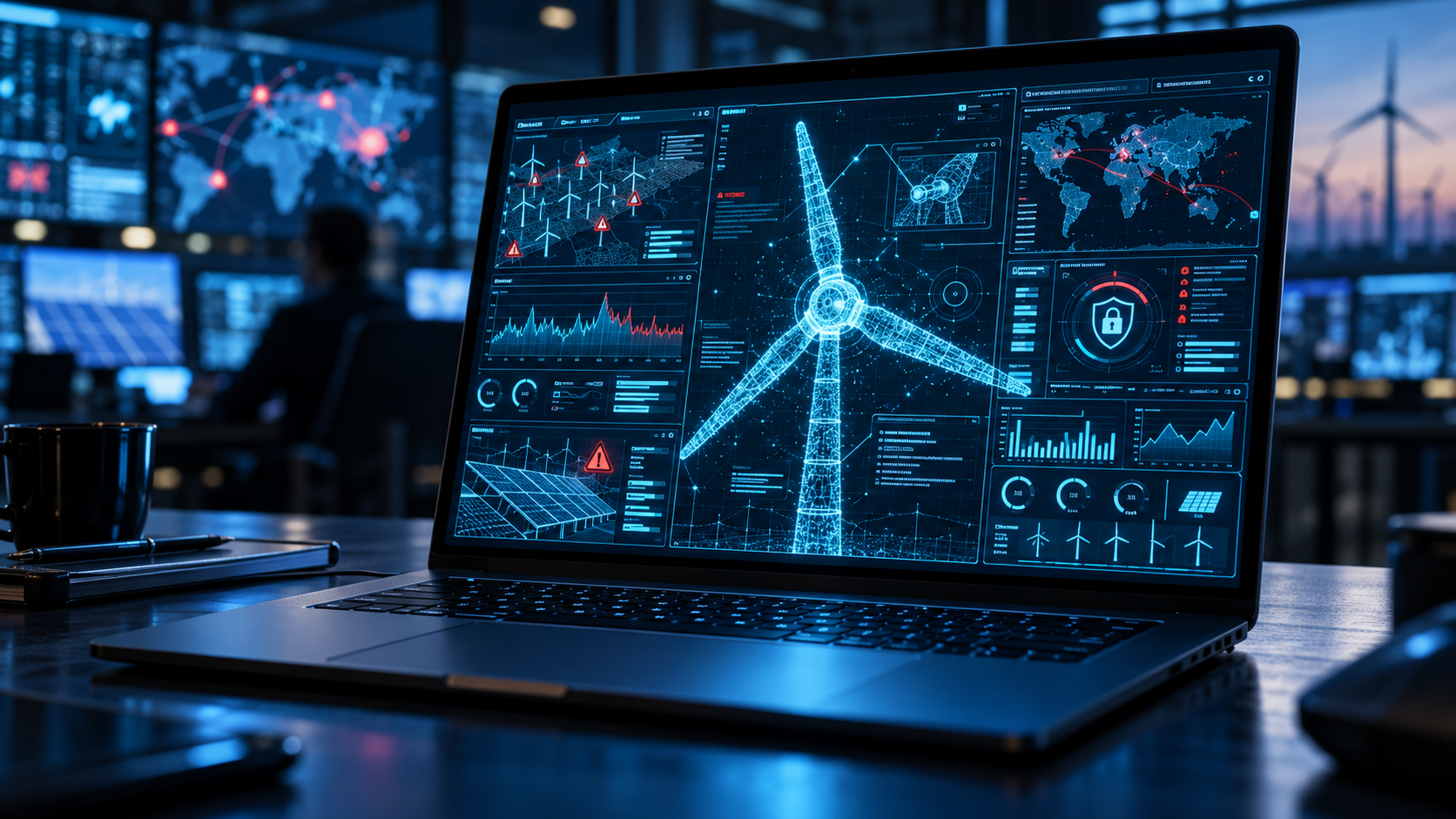 8.547 Systeme von Wind- und Solarparks nahezu ungeschützt im Netz